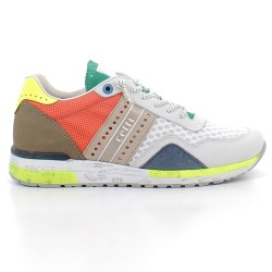 CETTI-sneakers multicolores sur semelles sport jogging avec fermetures à lacets élastiques pour homme-C1308