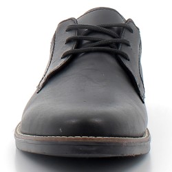 RIEKER-chaussures derby habillées avec lacets sur talons bas décrochés pour homme-13510