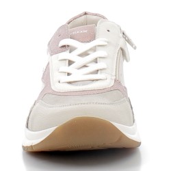 GEOX-MAWAZY J4597B J-sneakers streetwear sur semelles sport respirantes avec lacets et fermetures éclair pour cadet fille