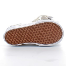 VANS-TD WARD V VN0A4BTFCJD1-sneakers blanches à paillettes sur semelles sport avec fermetures à velcros pour enfant fille