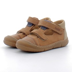 BOPY-sandales premiers-pas sur semelles plates sport et confortables avec fermetures à velcros pour bébé garçon-JACOUR