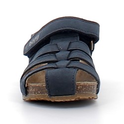 BOPY-sandales bouts fermés marines sur semelles confortables avec fermetures à velcros pour enfant garçon-ETEL