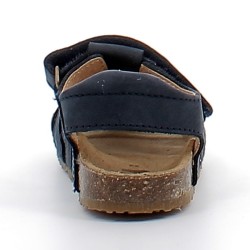 BOPY-sandales bouts fermés marines sur semelles confortables avec fermetures à velcros pour enfant garçon-ETEL