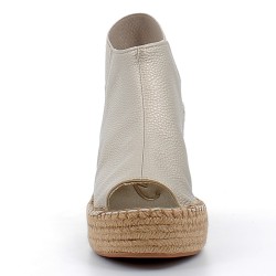 REPLAY-sandales espadrilles sur talons bloc compensés avec fermetures élastiques pour femme-GWP4G 021 C0008S