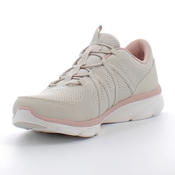 SKECHERS-sneakers streetwear à lacets élastiques sur semelles sport jogging pour femme-104347 D LUX COMFORT SURREAL