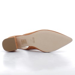 LUCA GROSSI-chaussures slingback sur talons bottiers stables avec fermetures à boucles pour femme-CH530 CAM